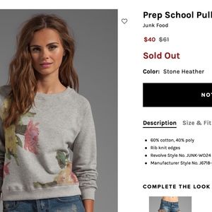 Junk Food Floral Sweater